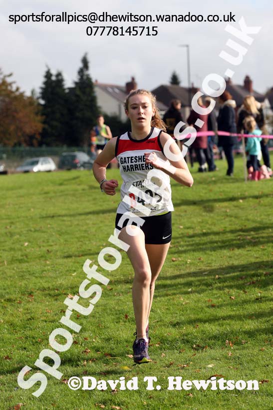 Womens under-17s Northern Cross Country Relays, Graves Park, Sheffield. Photo: David T. Hewitson/Sports for All Pics